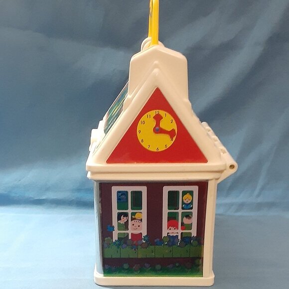 Vintage!! Mattel Fisher Price Little People School House Lunch Box - Circa 2008! - Picture 2 of 10